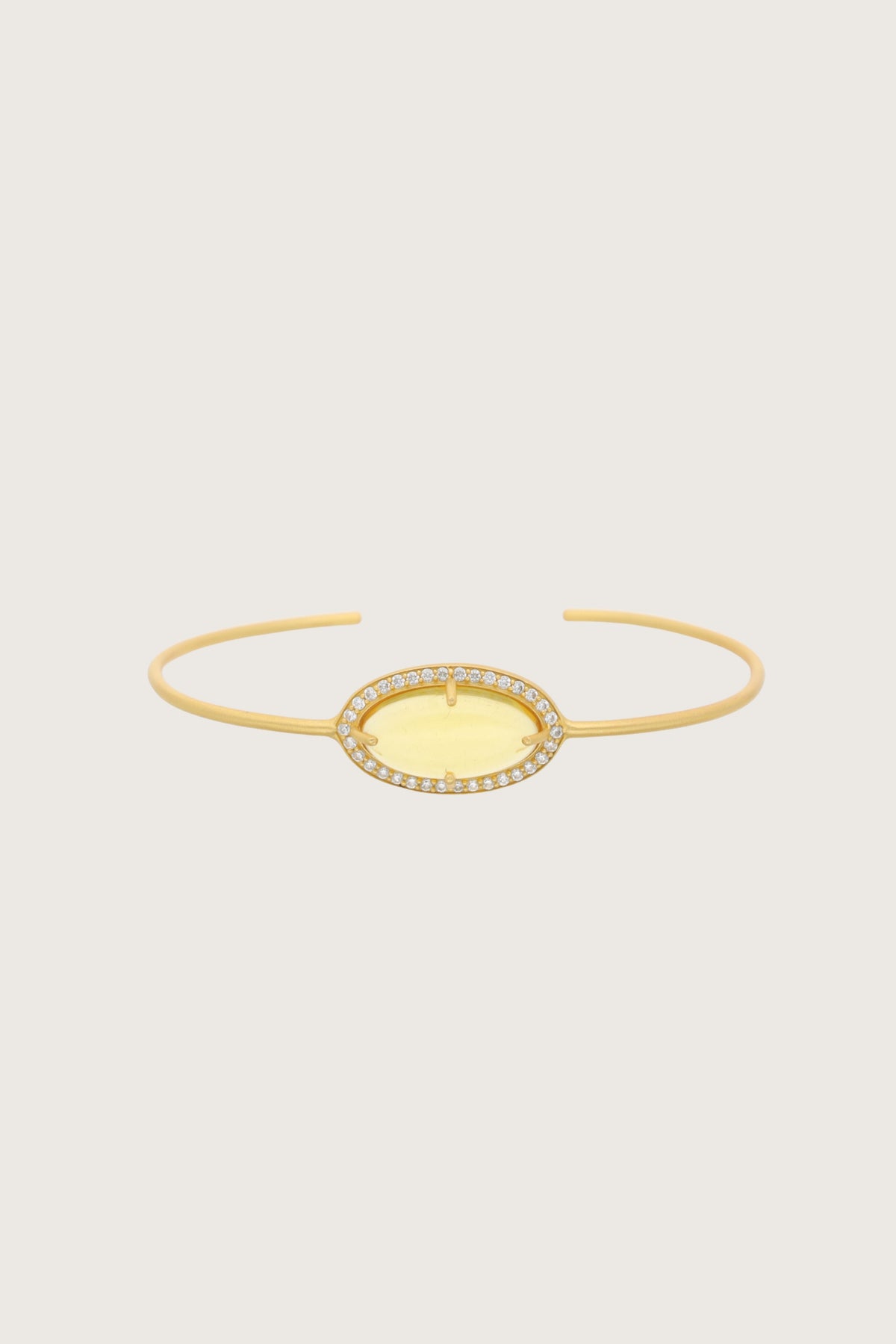 Mata Citrine Bracelet 18K Recycled Fine Gold Plated Citrine