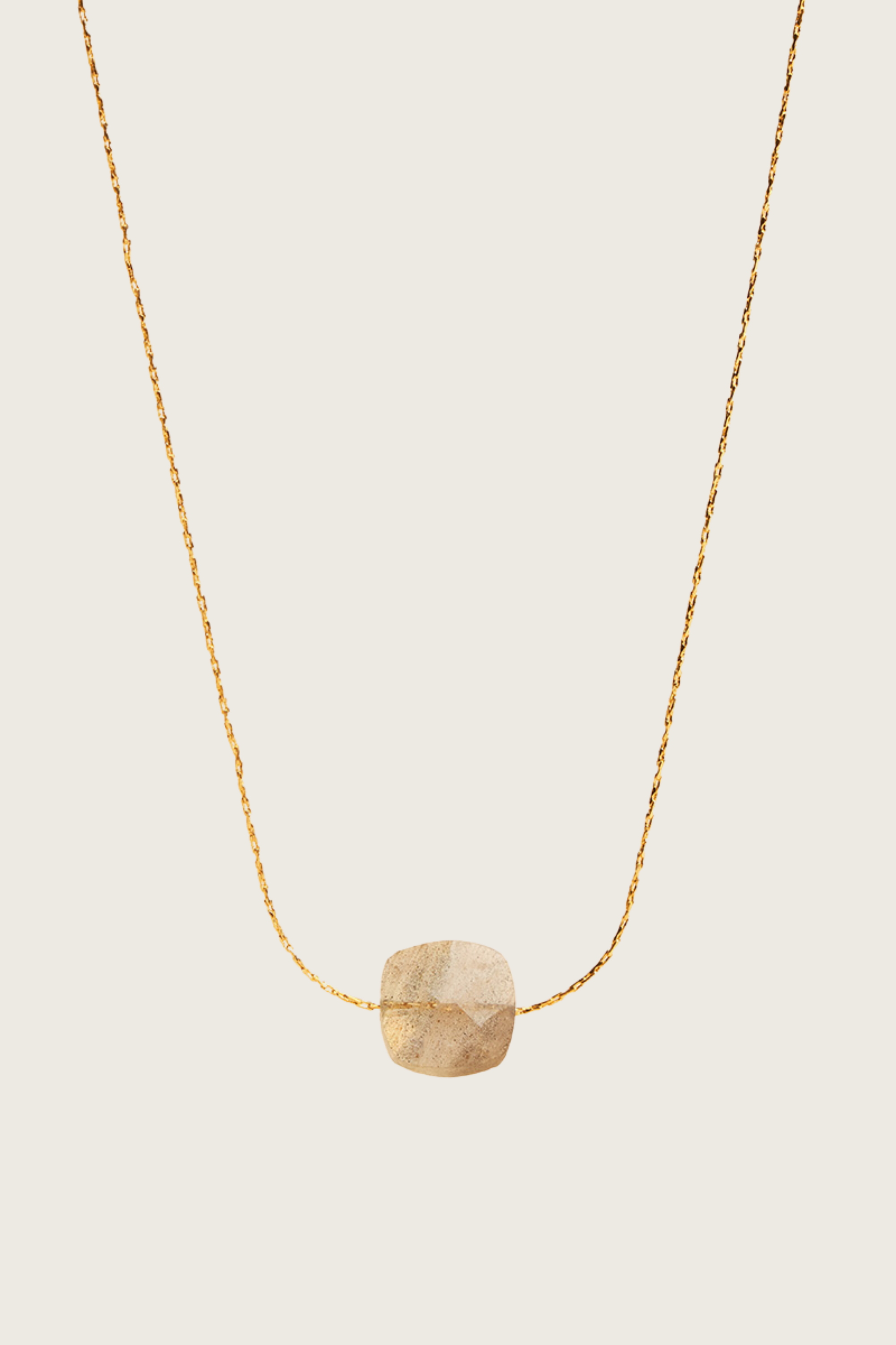 Jimini 14K Gold Inlay Labradorite Necklace