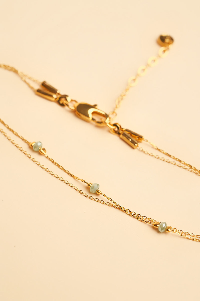 Posla 14K Gold Inlay Labradorite Bracelet