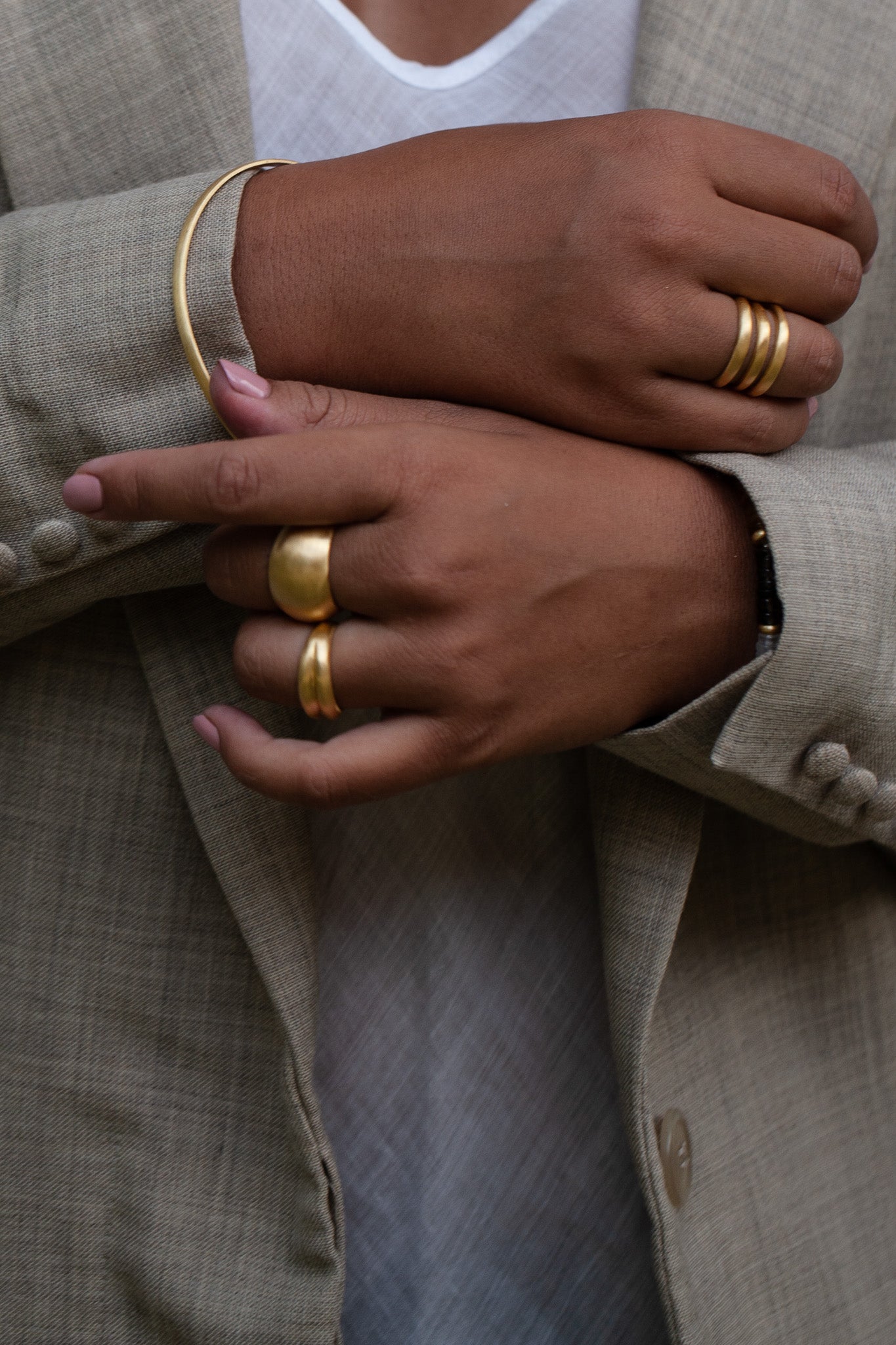 Hatia 18K Recycled Fine Gold Plated Ring