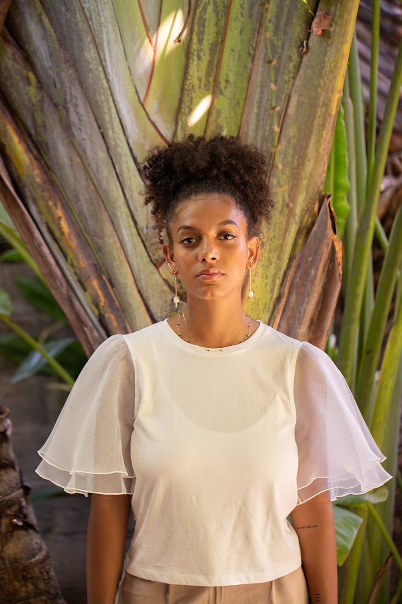 Murnia 18K Recycled Fine Gold Plated Pearl Earrings - 925 Silver Posts