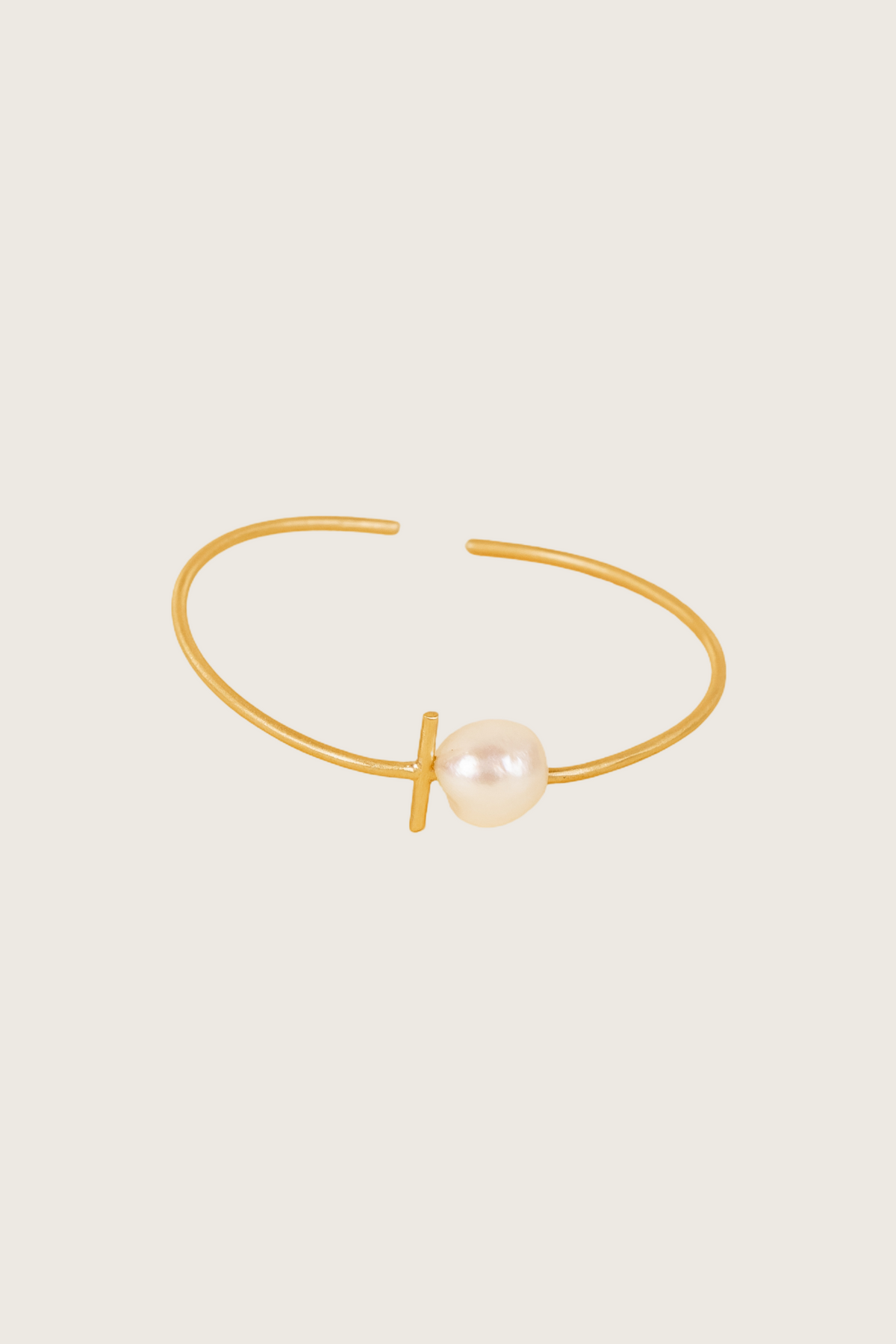 Murnia 18K Recycled Fine Gold Plated Pearl Bracelet