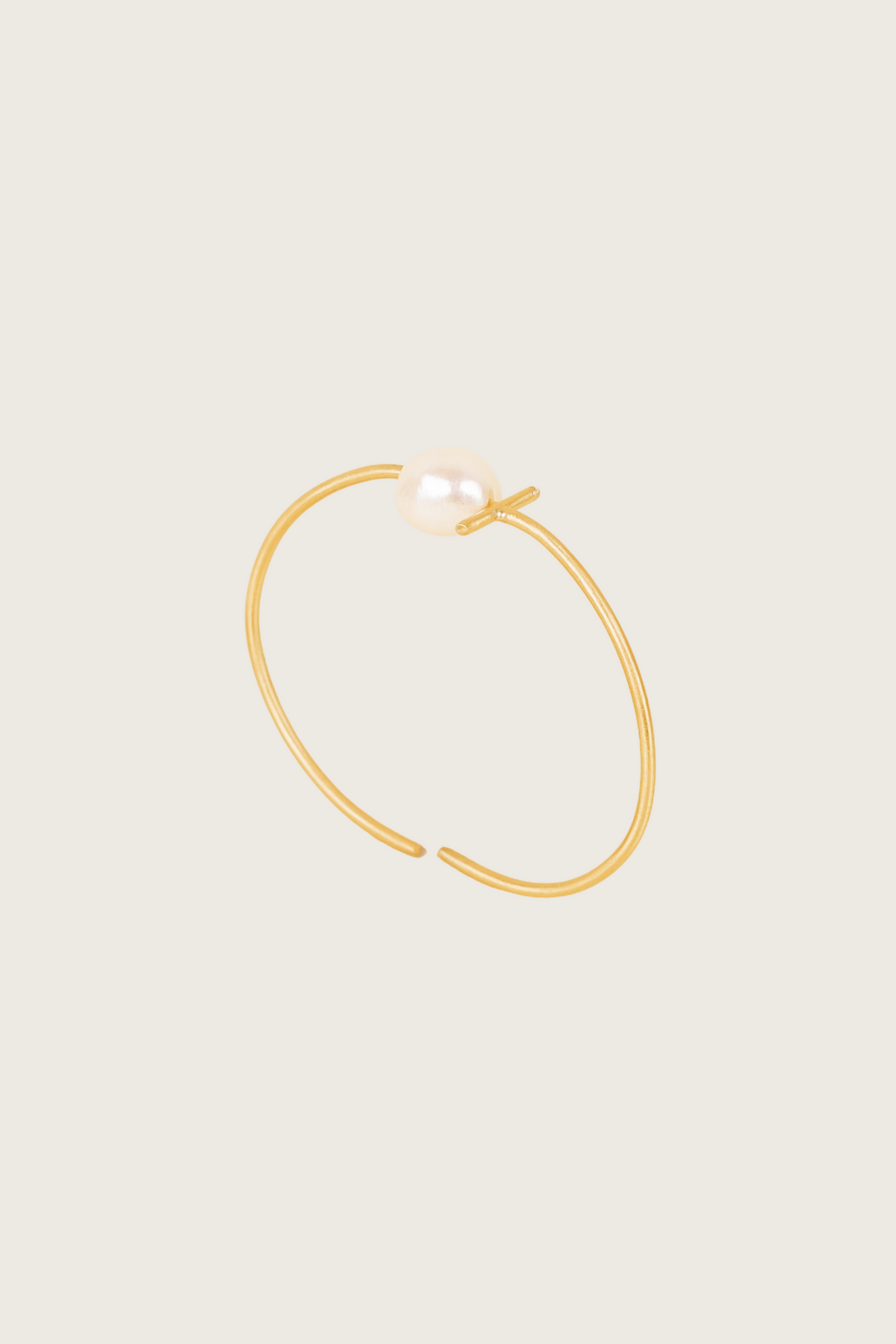 Murnia 18K Recycled Fine Gold Plated Pearl Bracelet
