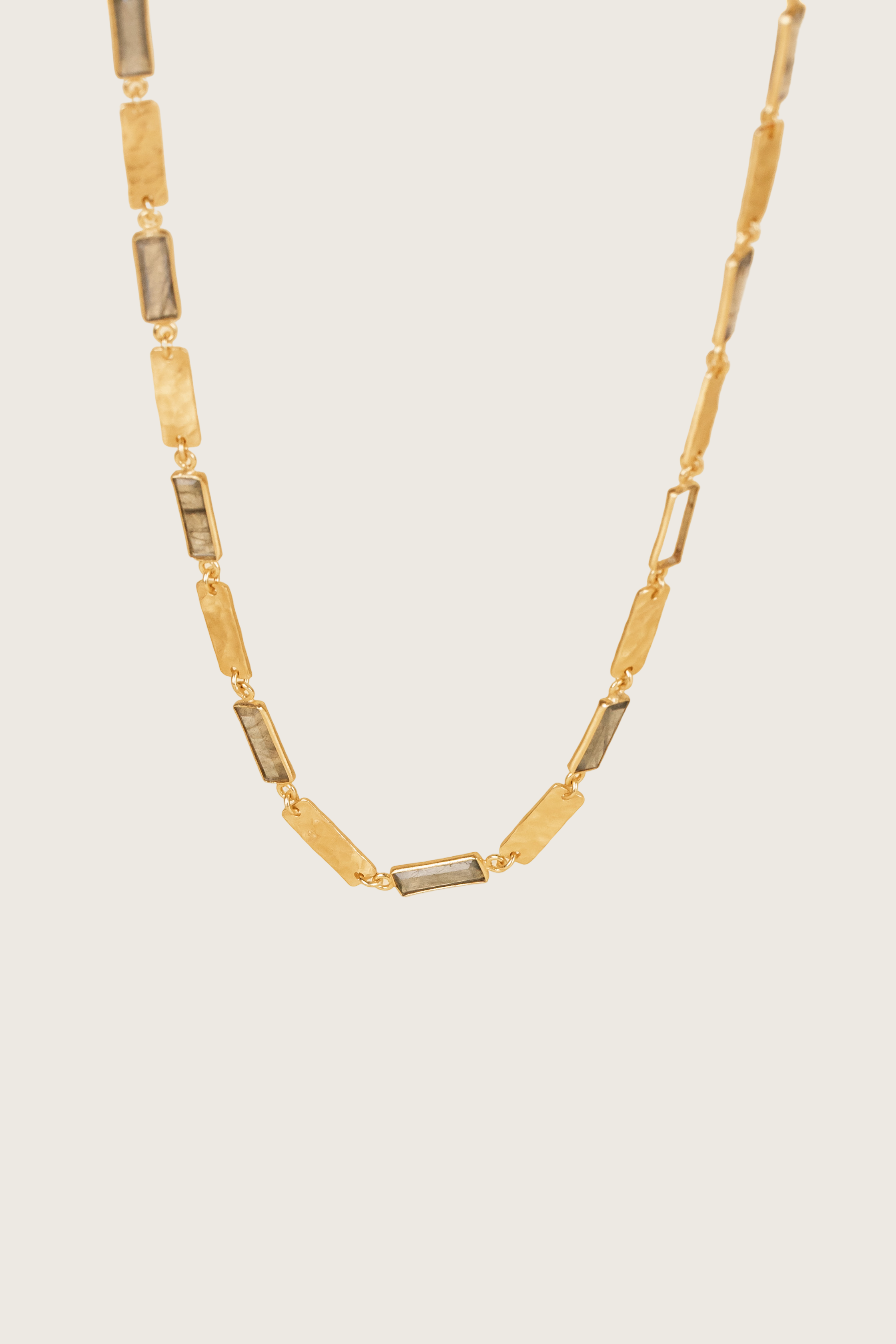 Fiora 18K Recycled Fine Gold Plated Green Tourmaline Necklace