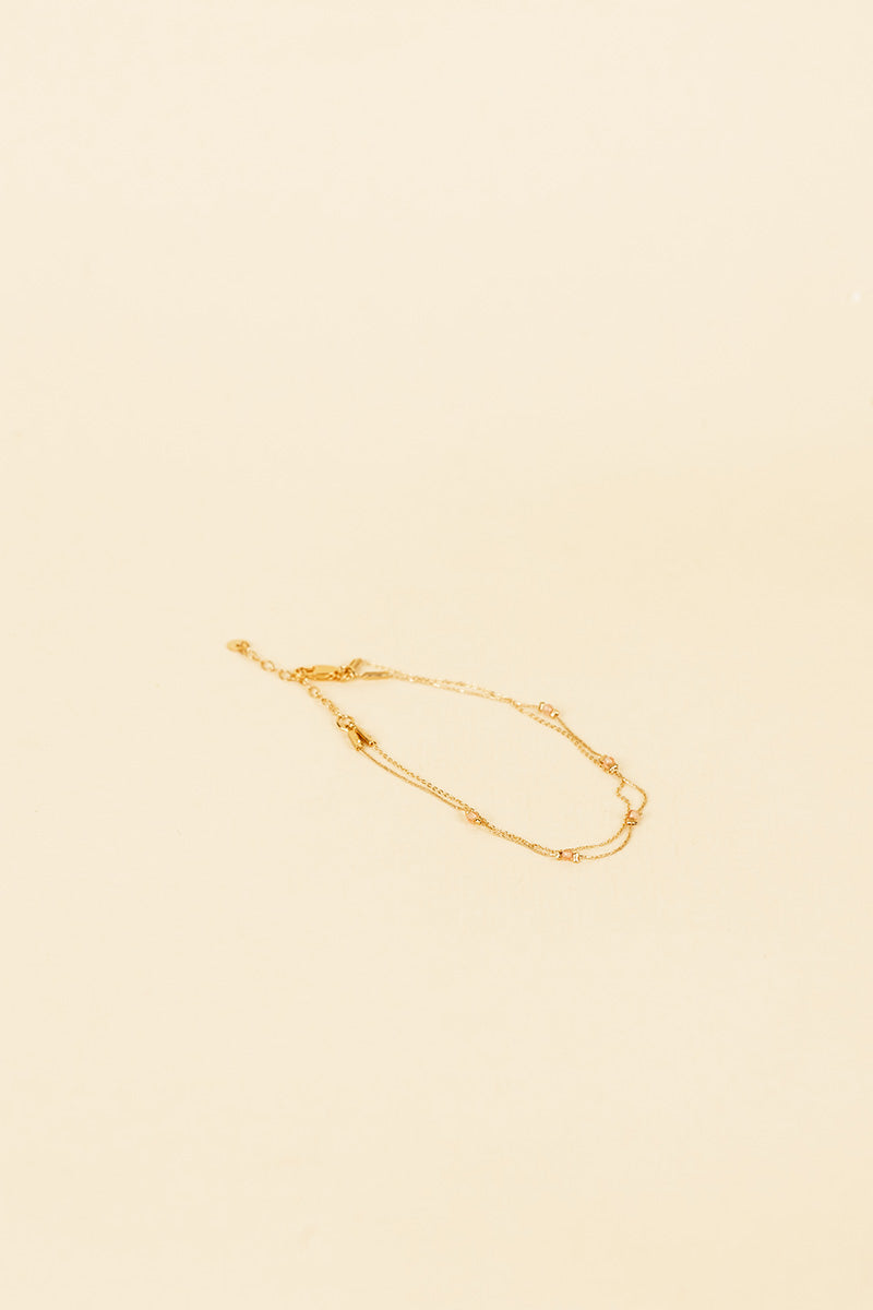 Posla 14K Gold Inlay Multi-Color Crystal Bracelet