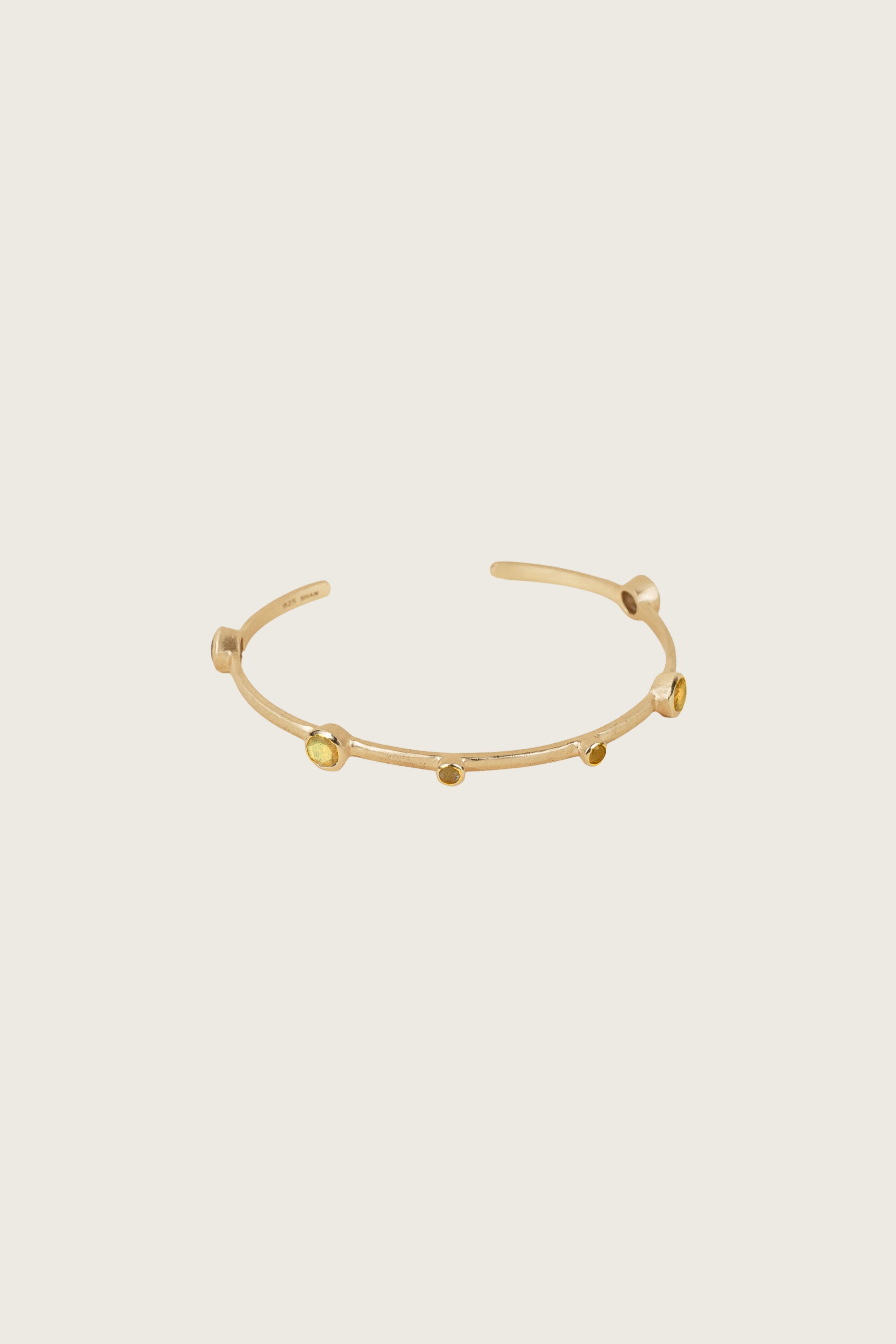 Ashni 18K Recycled Fine Gold Plated Citrine Bracelet
