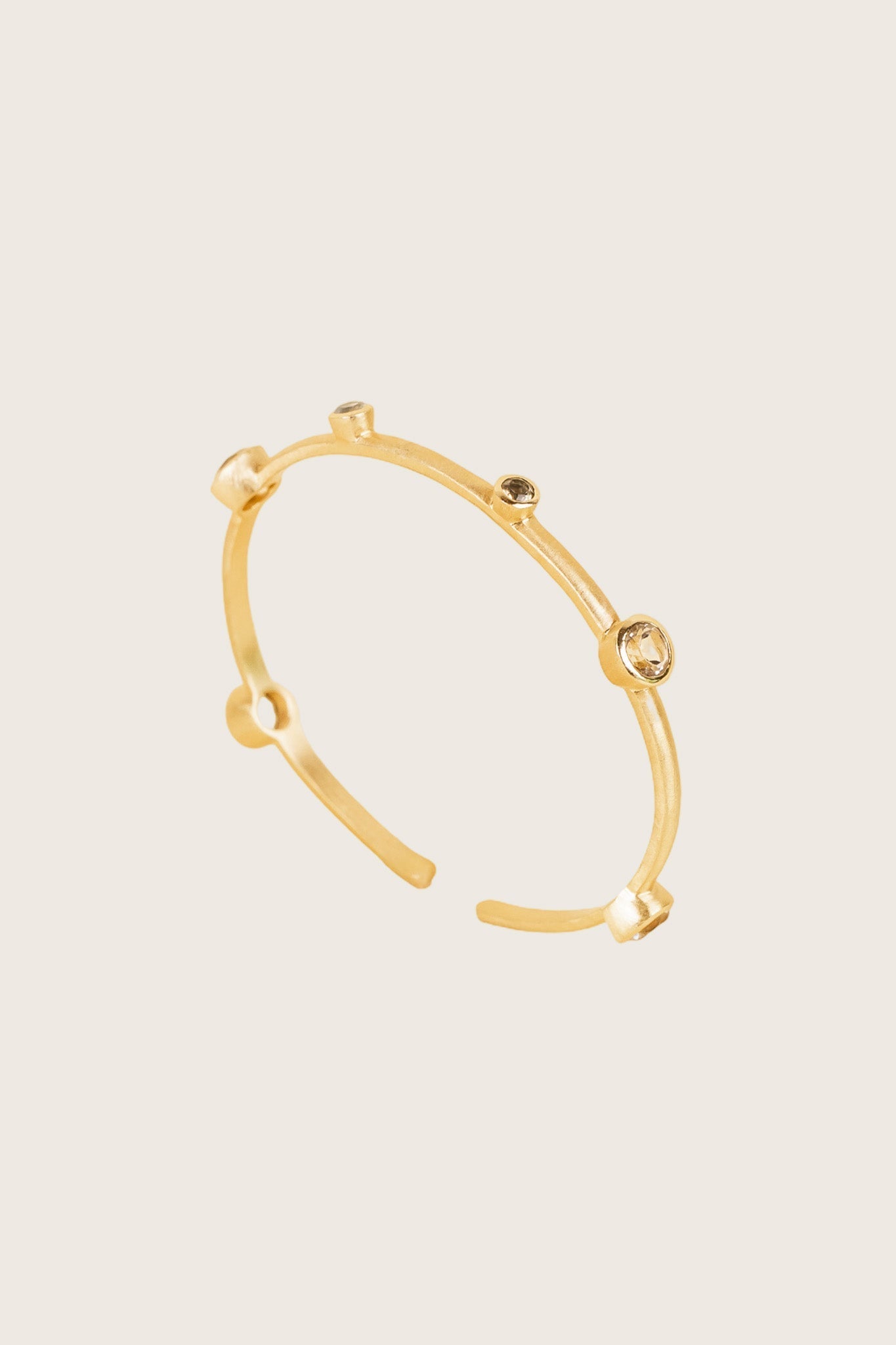 Ashni 18K Recycled Fine Gold Plated Labradorite Bracelet