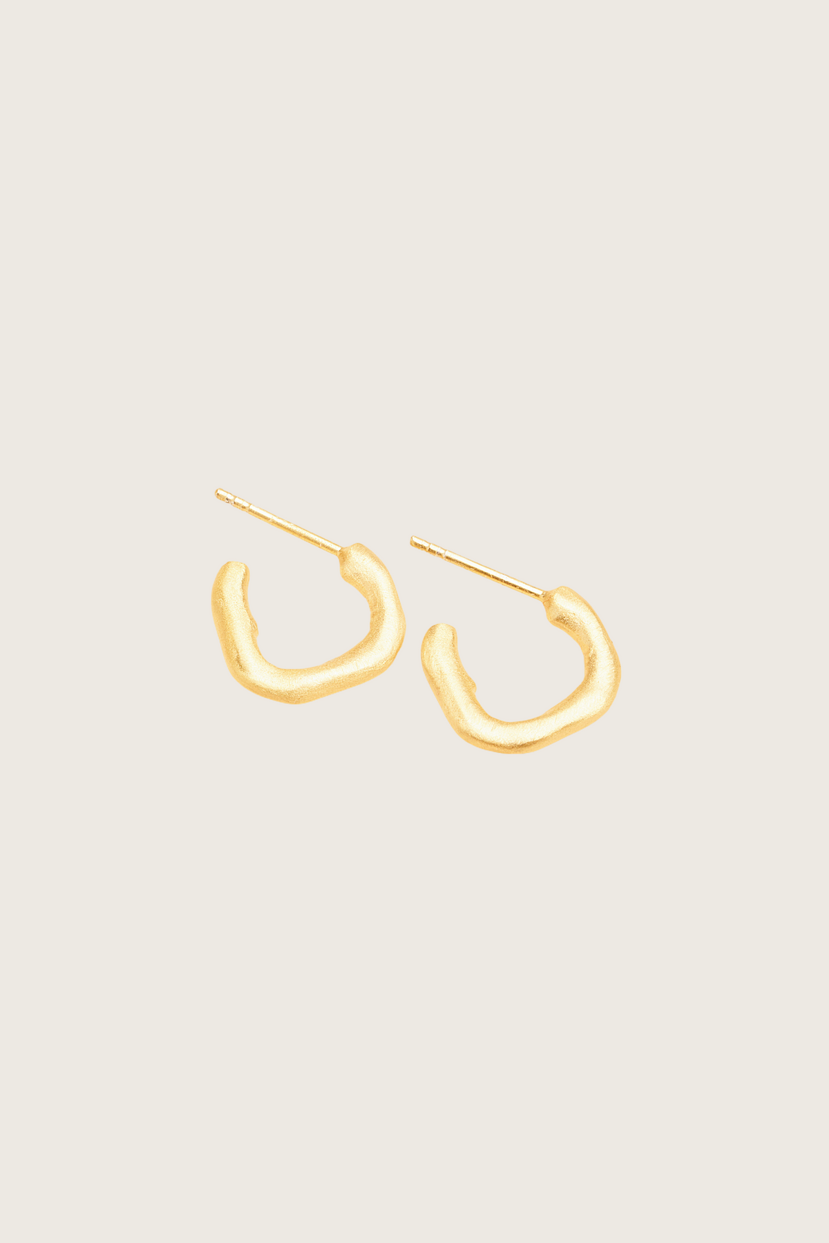 Rosia 18K Recycled Fine Gold Plated Earrings - 925 Silver Posts