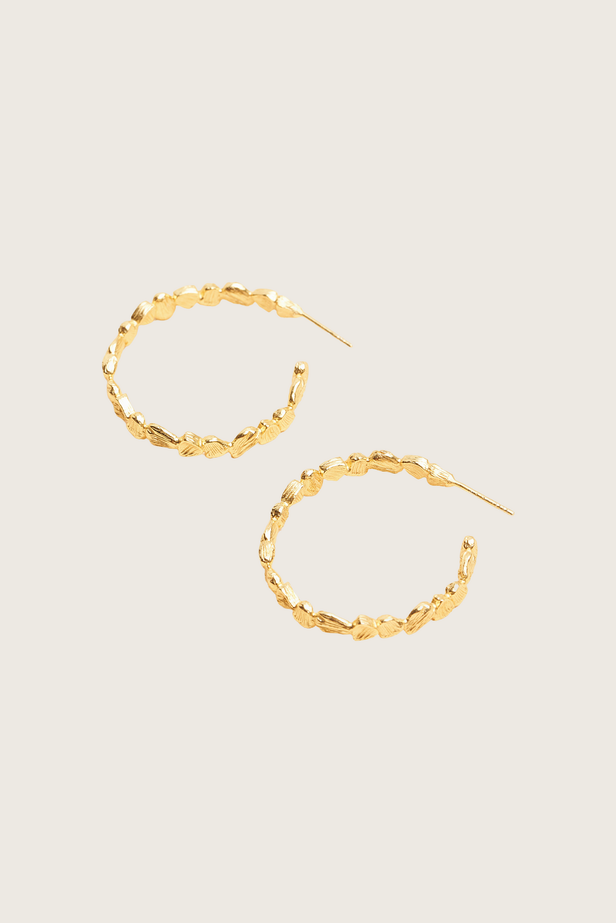 Susu 18K Recycled Fine Gold Plated Earrings - 925 Silver Posts