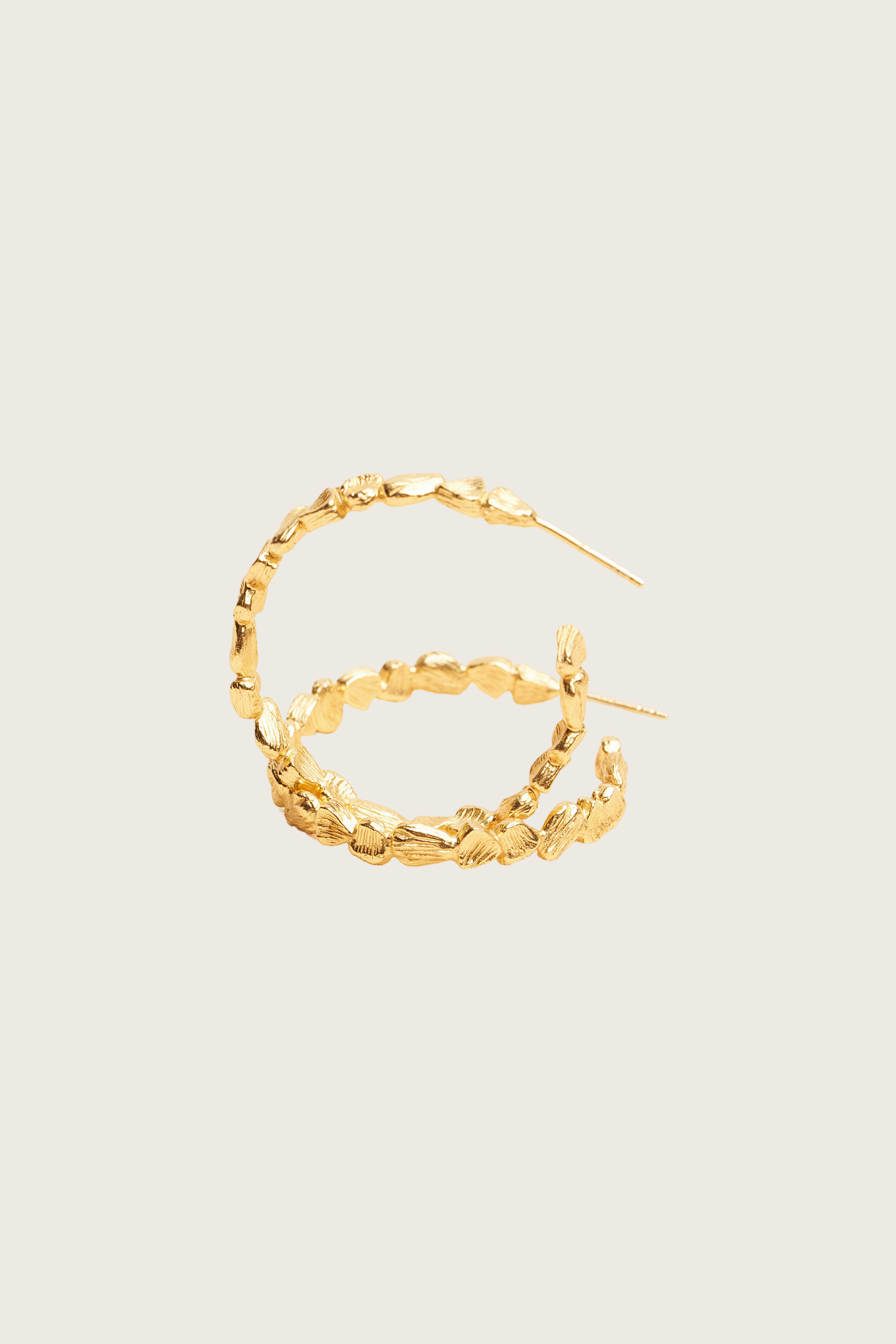 Susu 18K Recycled Fine Gold Plated Earrings - 925 Silver Posts