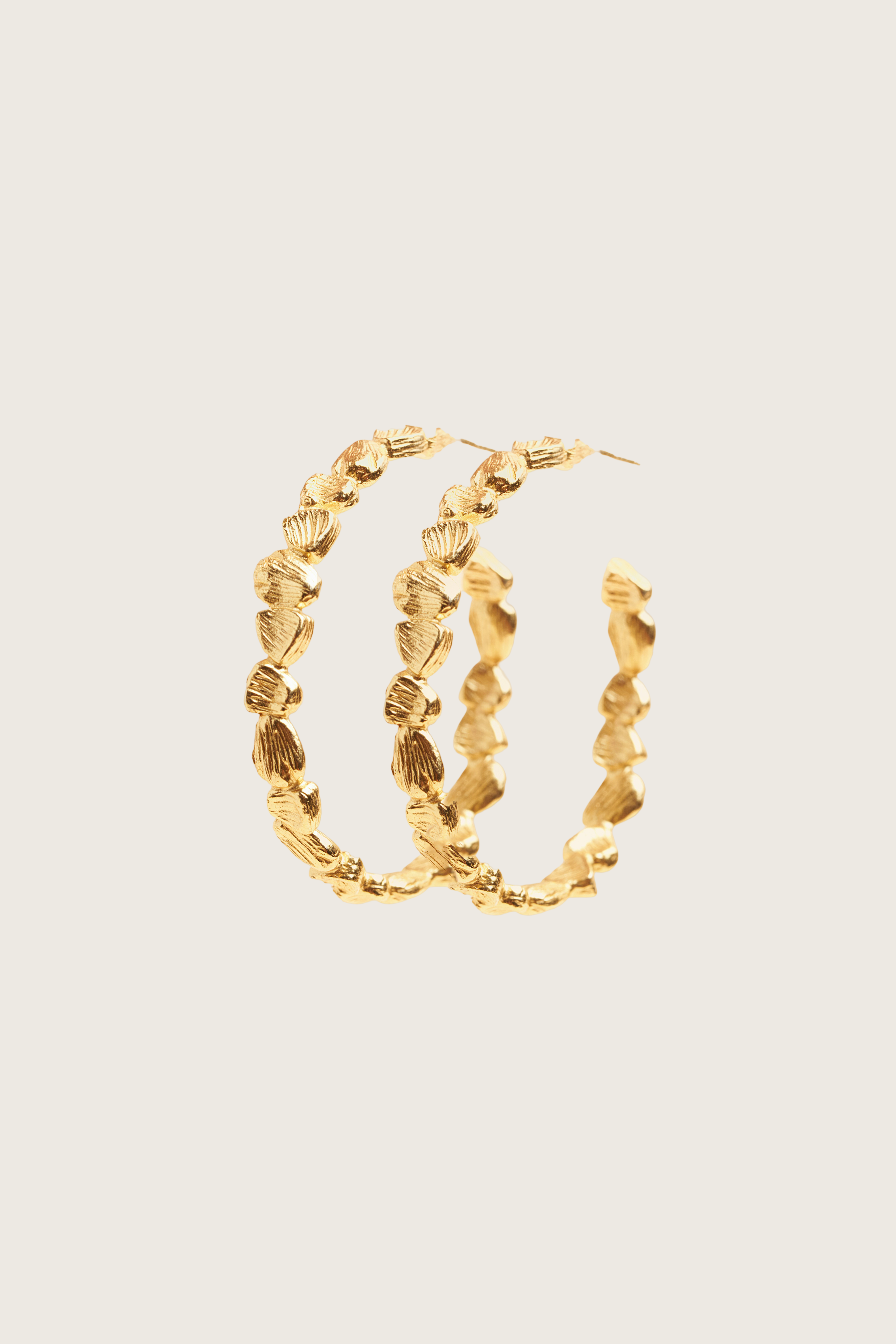 Susu 18K Recycled Fine Gold Plated Earrings - 925 Silver Posts