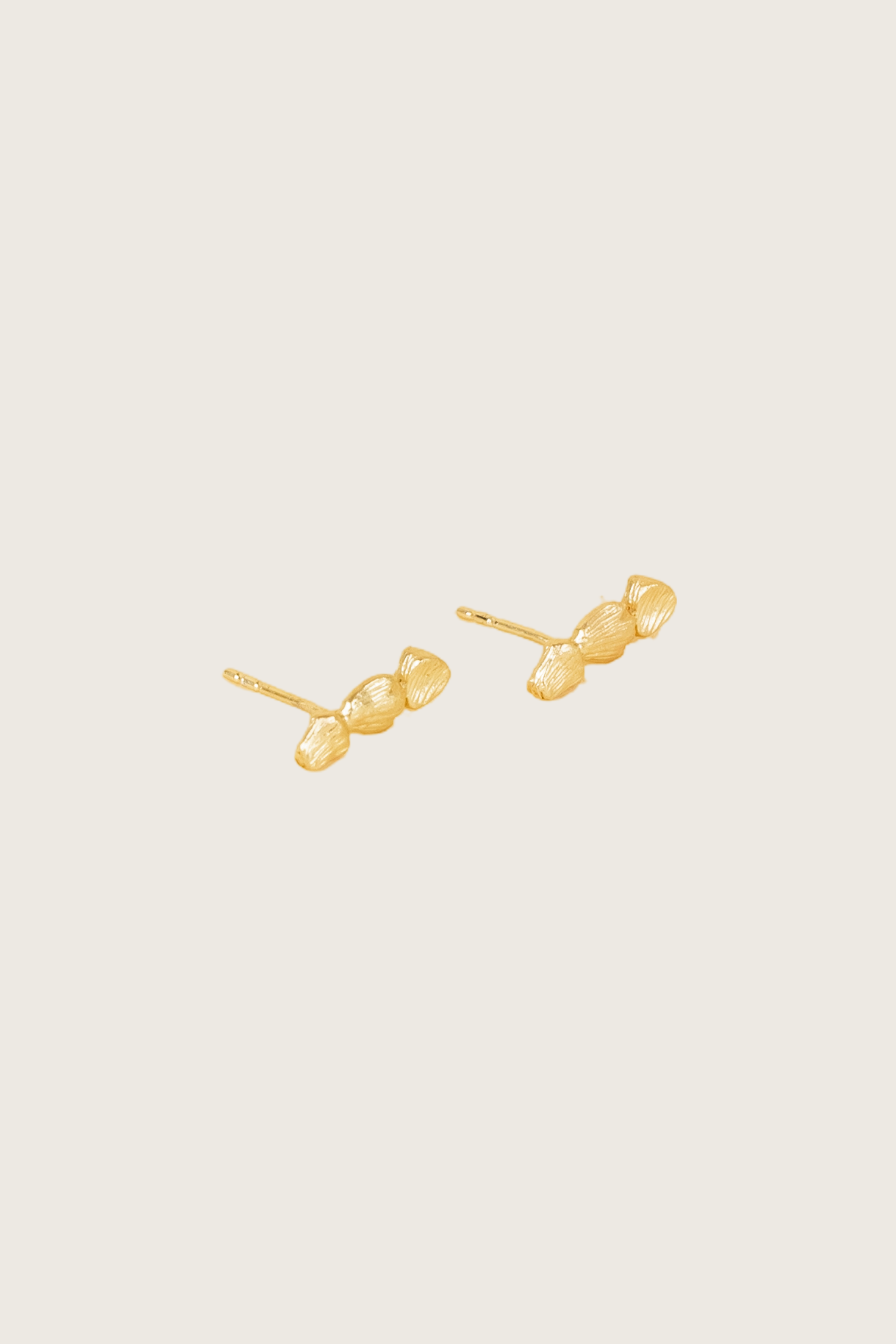 Susu 18K Recycled Fine Gold Plated Earrings - 925 Silver Posts