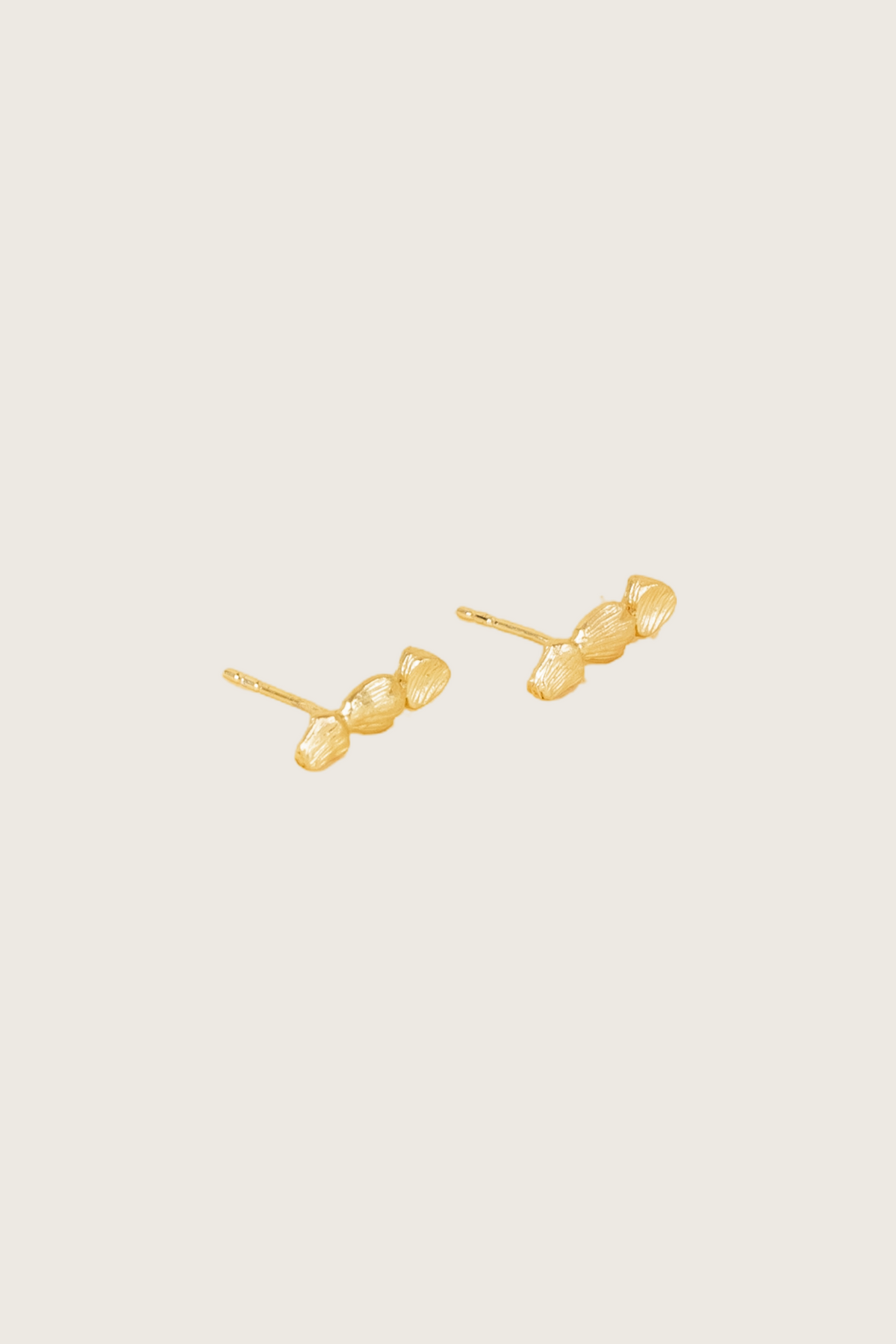 Susu 18K Recycled Fine Gold Plated Earrings - 925 Silver Posts