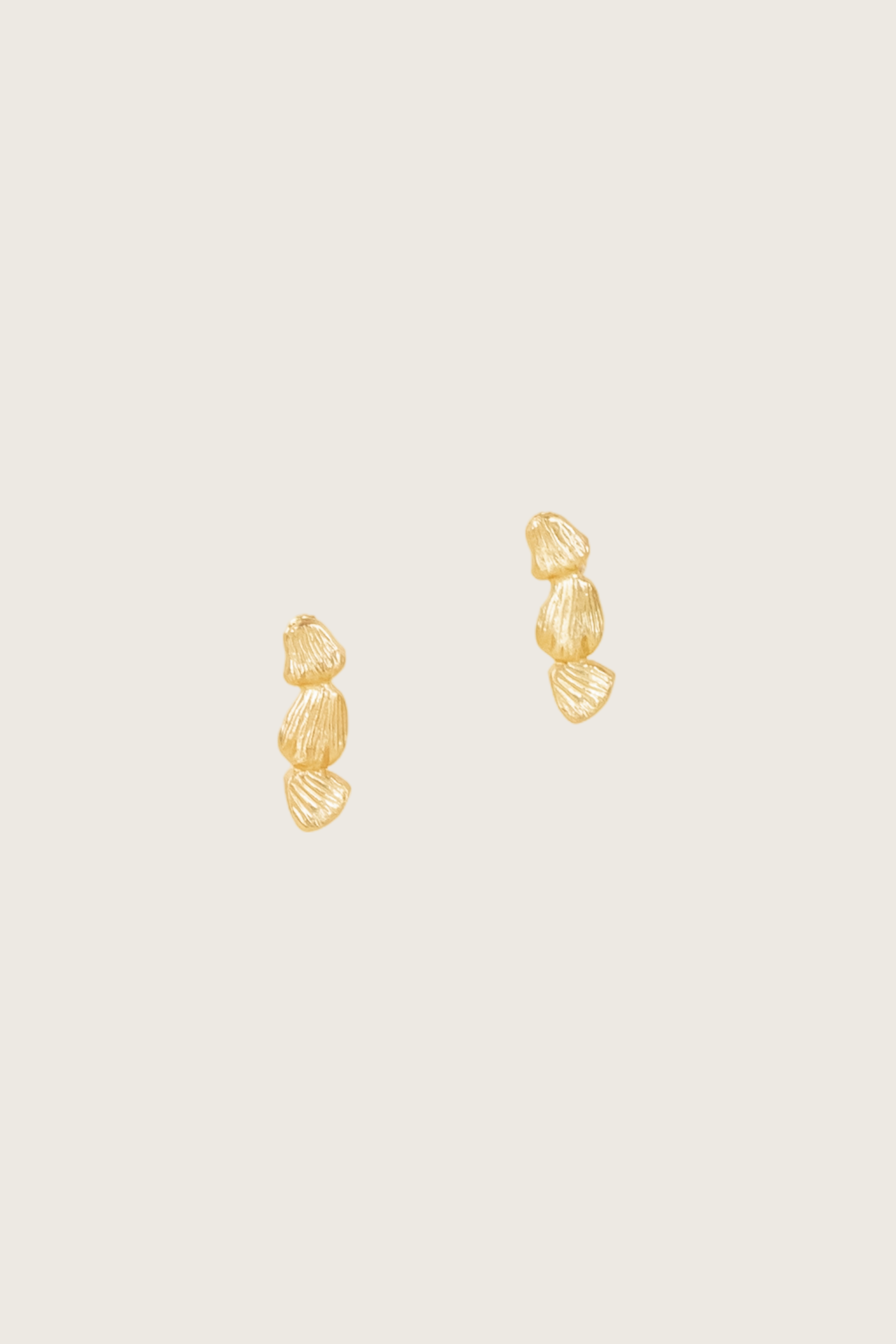 Susu 18K Recycled Fine Gold Plated Earrings - 925 Silver Posts