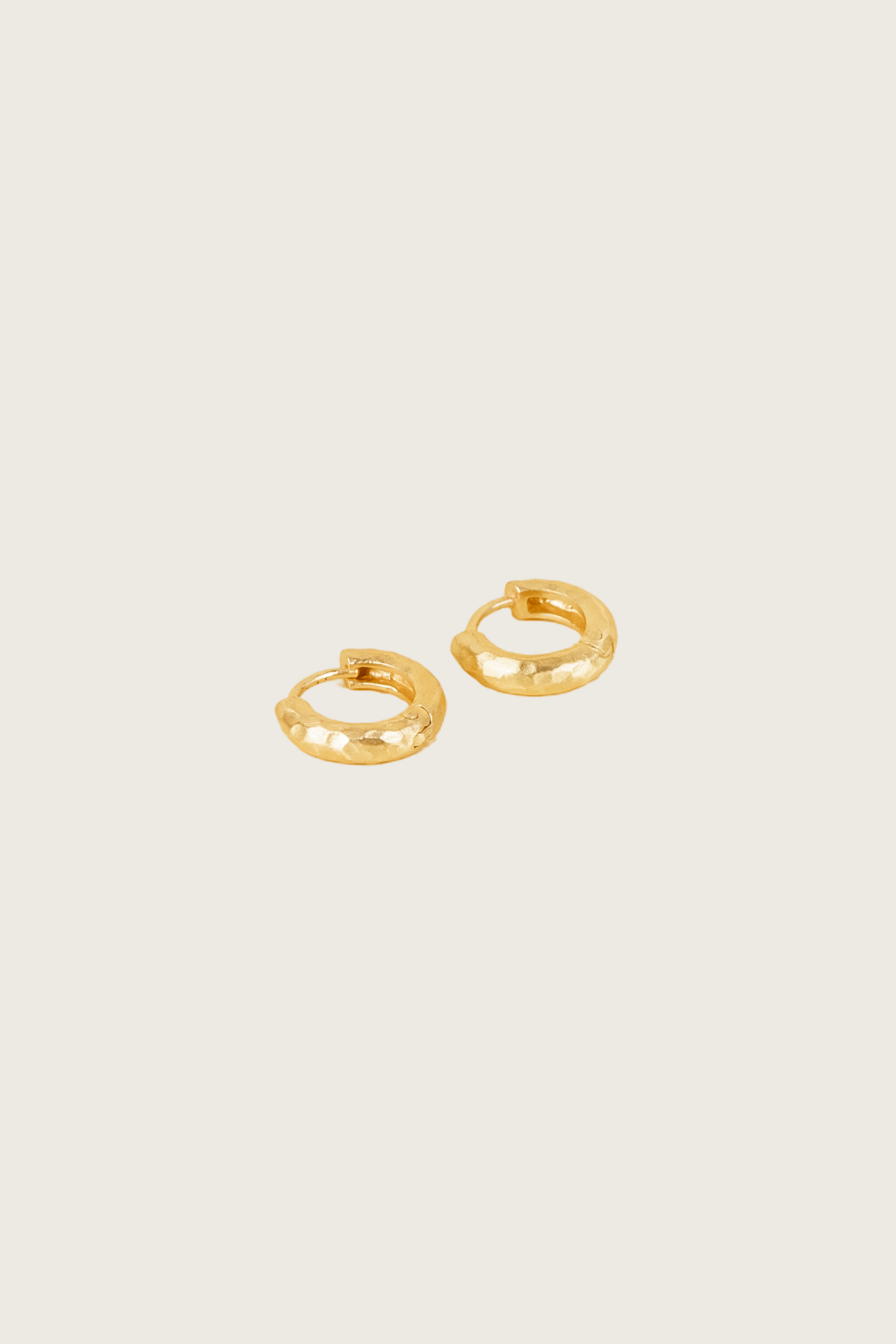 Tania 18K Recycled Fine Gold Plated Large Earrings - 925 Silver Posts