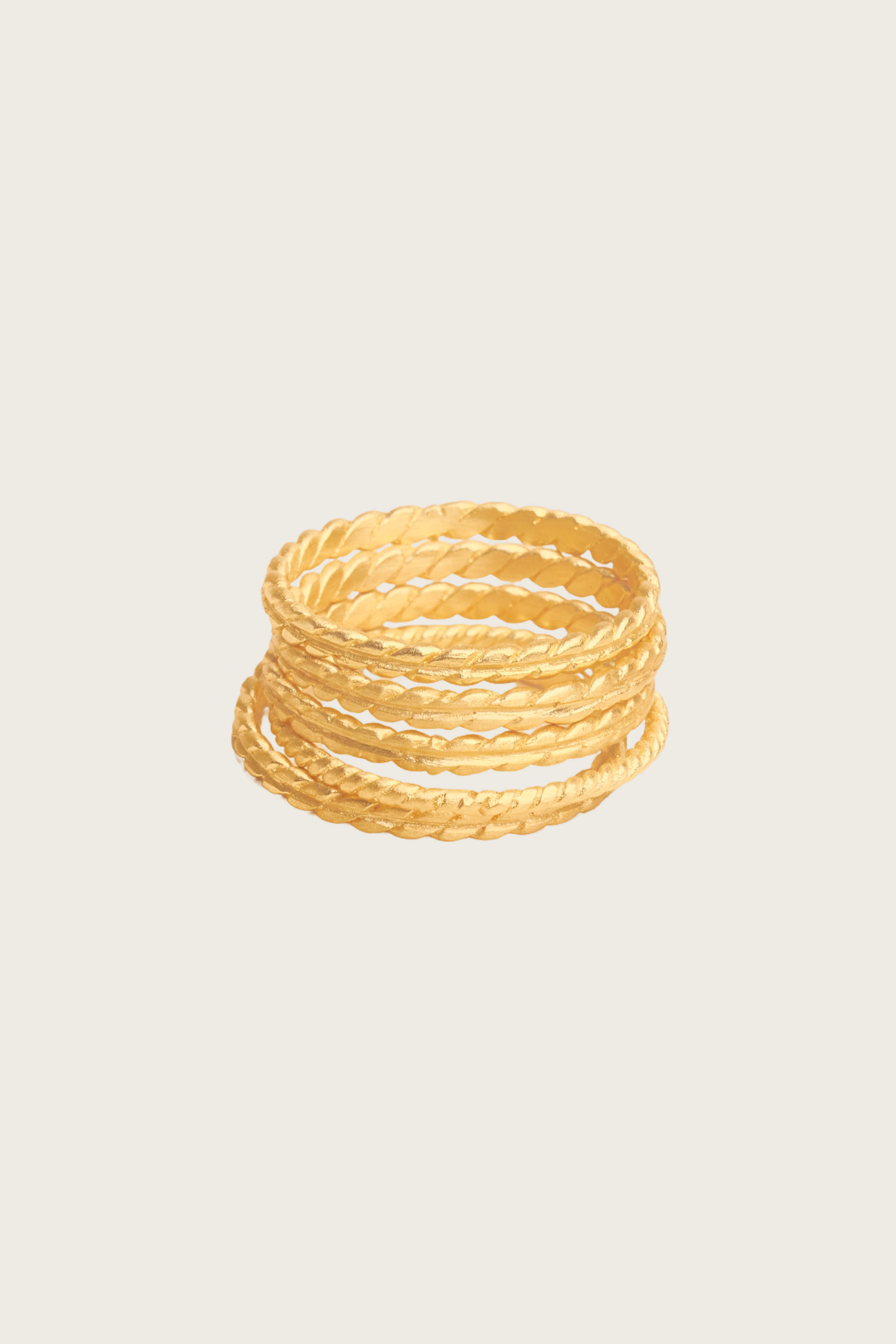 Tressia 18K Recycled Fine Gold Plated Ring