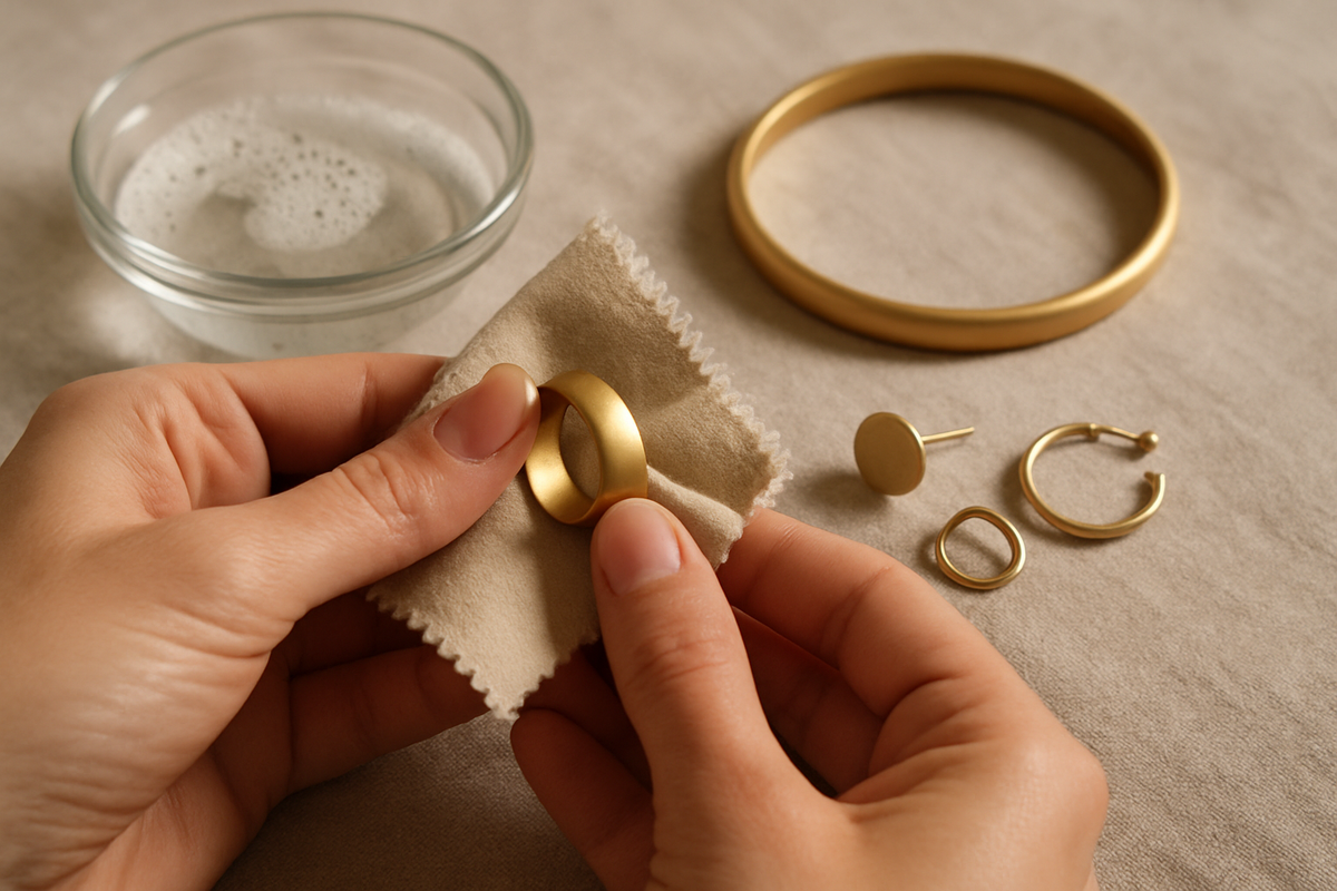 Matte Gold Jewelry Care: Keep Your Pieces Timeless