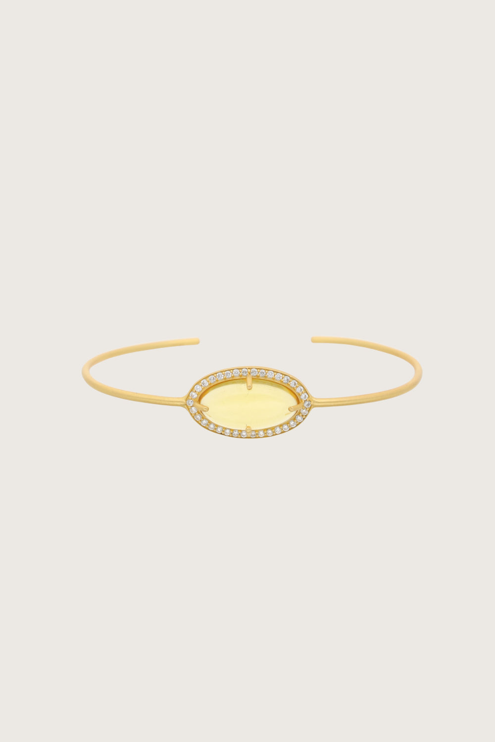 Mata Citrine Bracelet 18K Recycled Fine Gold Plated Citrine