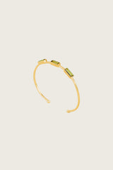Tounai 18K Recycled Fine Gold Plated Green Amethyst Bracelet