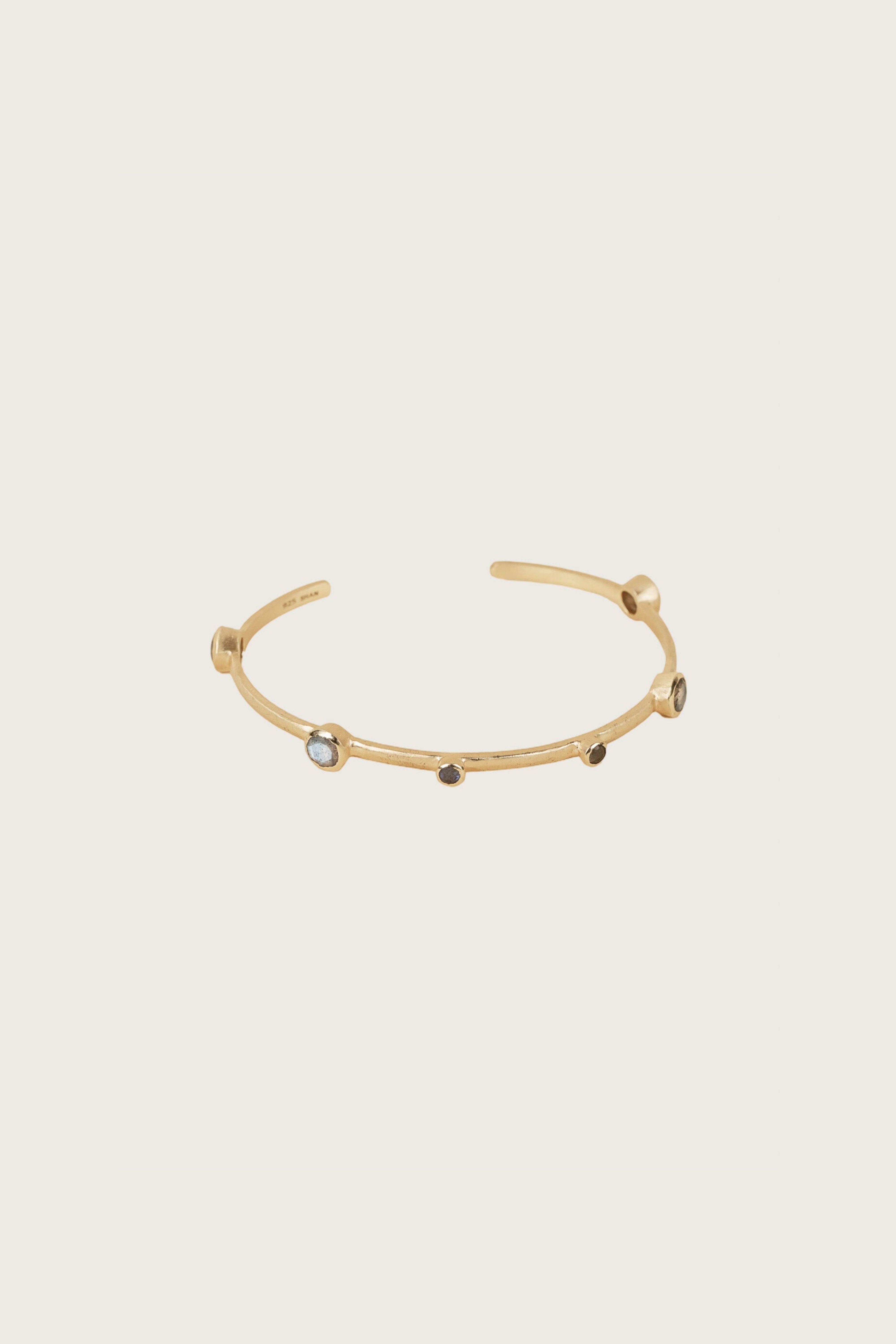 Ashni 18K Recycled Fine Gold Plated Labradorite Bracelet