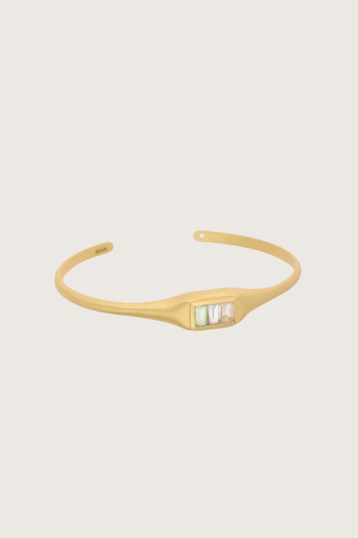 Gradien Multi-Stone Bracelet 18K Recycled Fine Gold Plated Multi