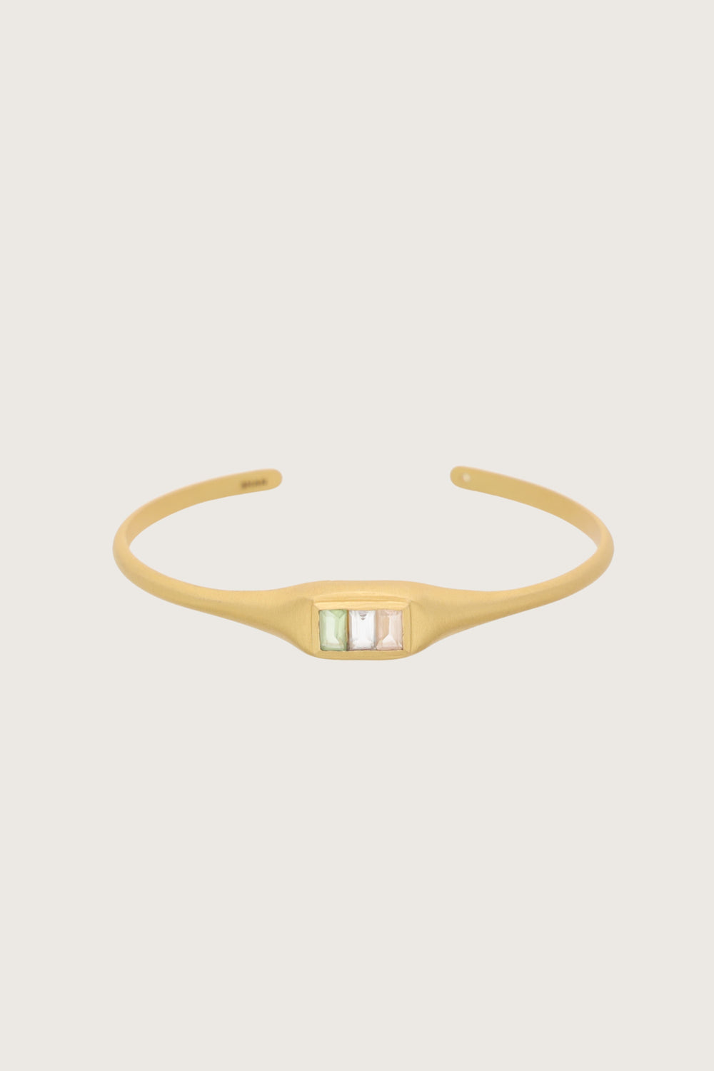 Gradien Multi-Stone Bracelet 18K Recycled Fine Gold Plated Multi