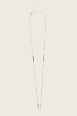 Kazin 18K Recycled Fine Gold Plated Necklace, Rainbow Moonstone