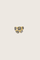 Fia 18K Recycled Fine Gold Plated Labradorite Ring