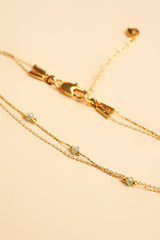 Posla 14K Gold Inlay Labradorit Armband