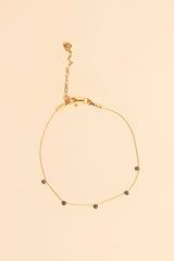 Jabi 14K Gold Einlage Labradorit Armband