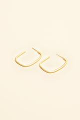 Siria 18K Recycled Fine Gold Plated Earrings - 925 Silver Posts
