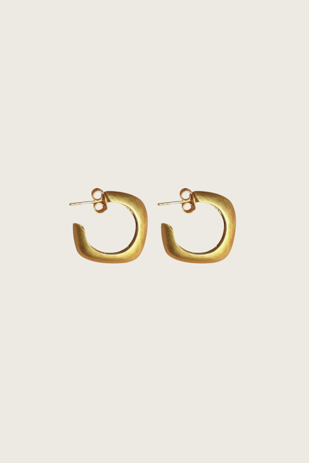 Lustra 18K Recycled Fine Gold Plated Earrings - 925 Silver Posts