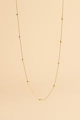 Jaru 14K Gold Inlay Freshwater Pearl Necklace