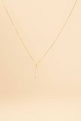 Jaliti 14K Gold Inlay Freshwater Pearl Necklace