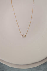 Oysteria 14K Gold Inlay Freshwater Pearl Necklace