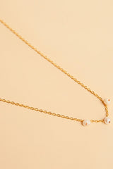 Jouta 14K Gold Inlay Labradorite Necklace