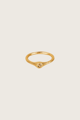 Neolia 18K Recycled Fine Gold Plated Citrine Ring