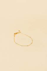 Jabi 14K Gold Einlage Opak Blau Armband