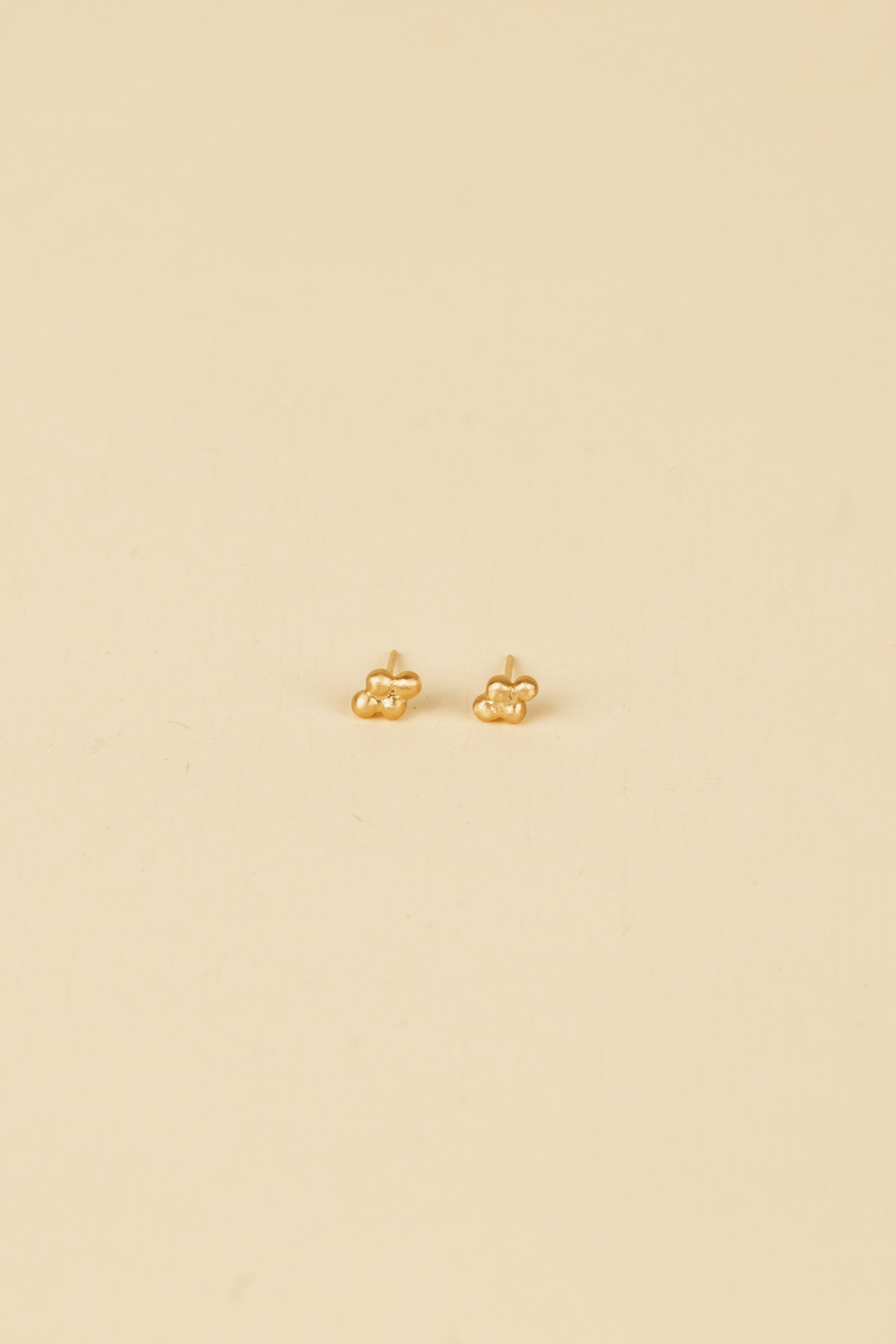 Bijoural 18K Recycled Fine Gold Plated Earrings - 925 Silver Posts