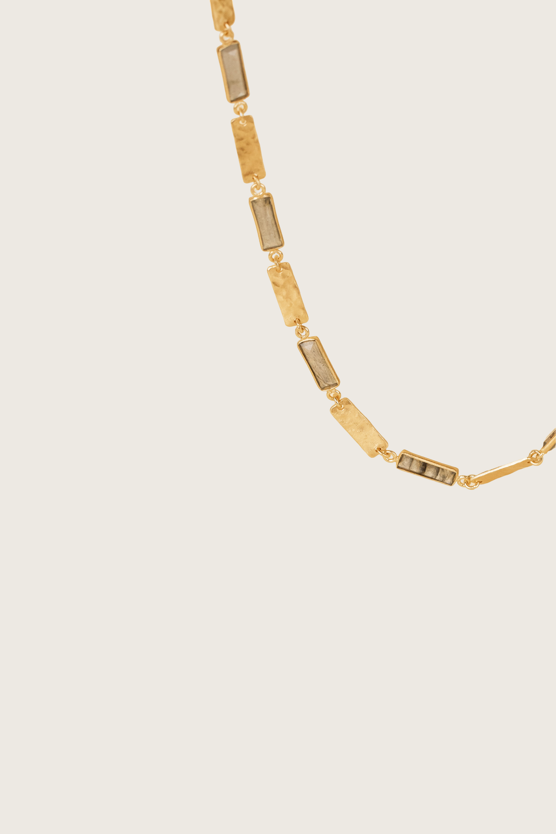 Fiora 18K Recycled Fine Gold Plated Green Tourmaline Necklace