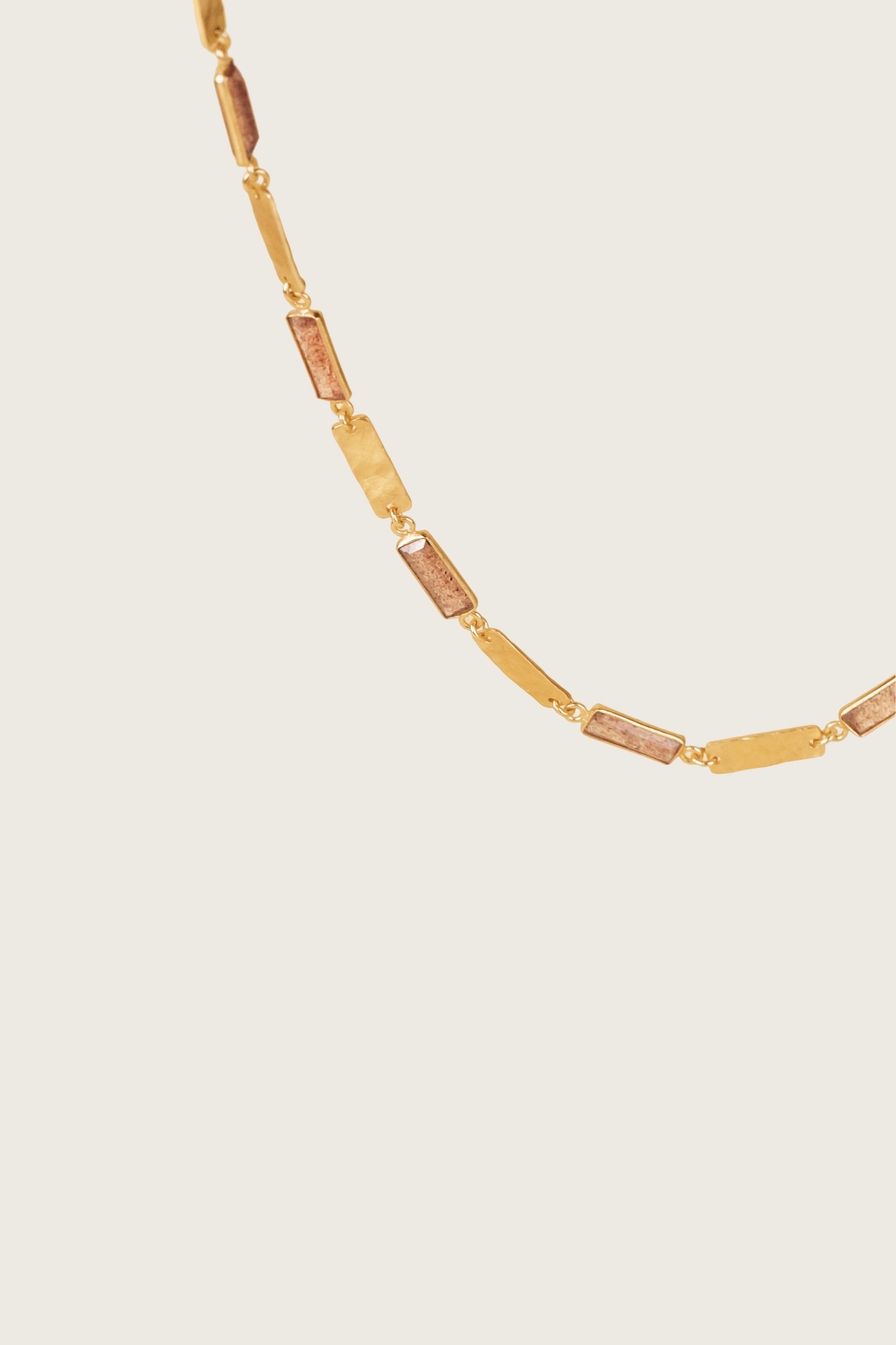 Fiora 18K Recycled Fine Gold Plated Green Tourmaline Necklace