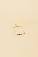 Osja 14K Gold Inlay Armband mit mehrfarbigen Kristallen