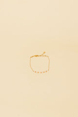 Osja 14K Gold Inlay Armband mit Blush-Kristall