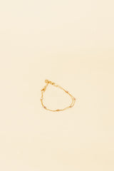 Posla 14K Gold Inlay Leichtes Tri-Color Kristallarmband