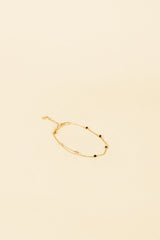 Posla 14K Gold Inlay Armband mit mehrfarbigen Kristallen
