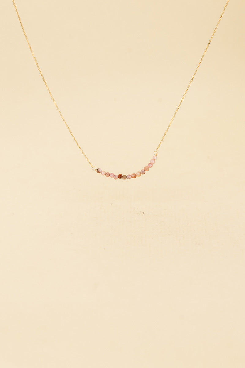 Osja 14K Gold Inlay Multi-Colored Crystal Necklace