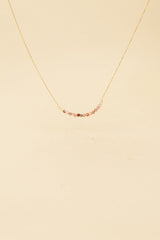 Osja 14K Gold Inlay Multi-Colored Crystal Necklace
