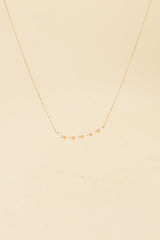 Osja 14K Gold Inlay Light Tri-Colored Crystal Necklace