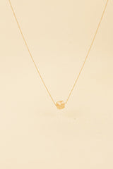Jimini 14K Gold Inlay Citrine Necklace