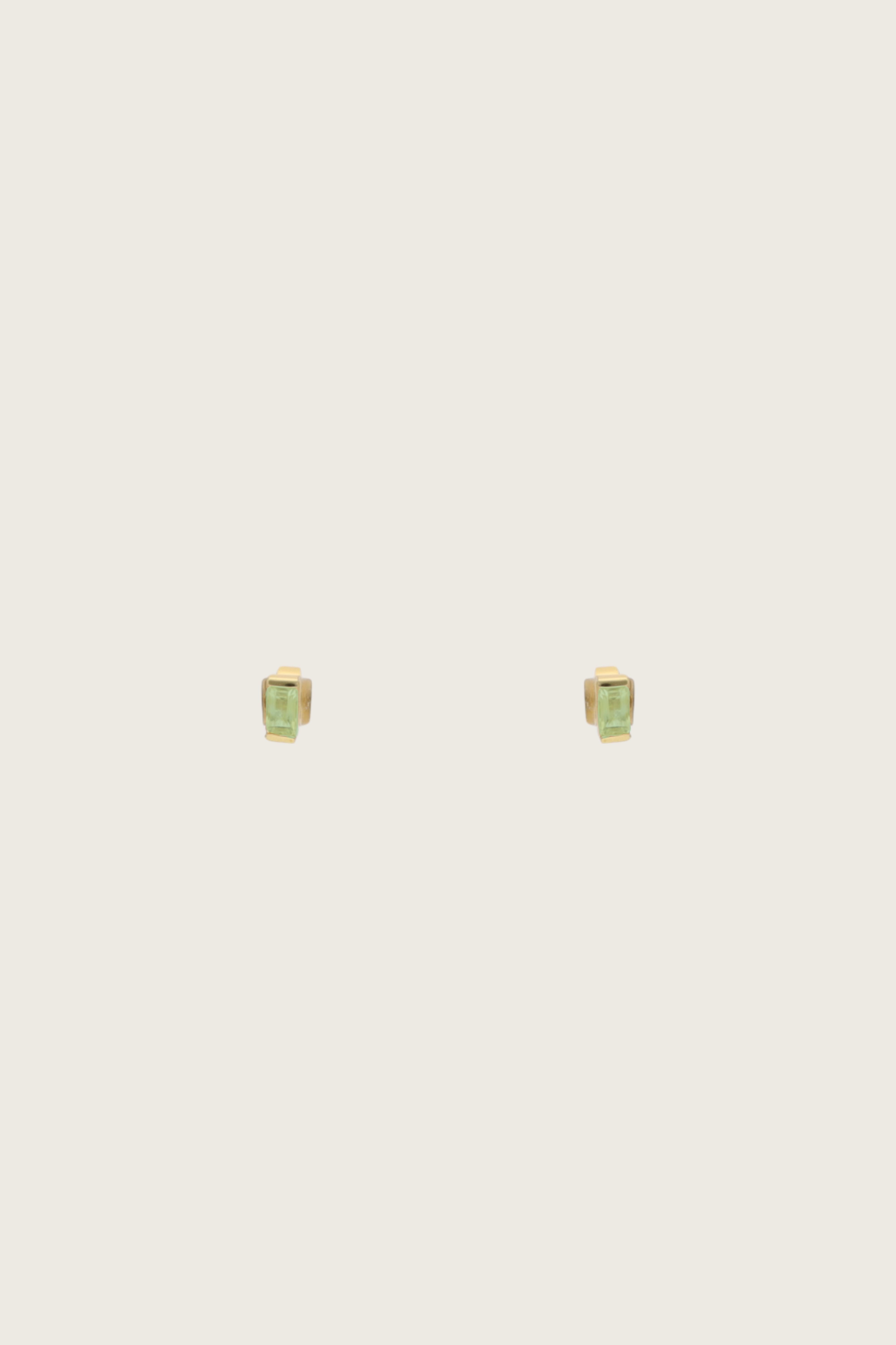 Siniu 18K Recycled Fine Gold Plated Blue Topaz Earrings - 925 Silver Posts